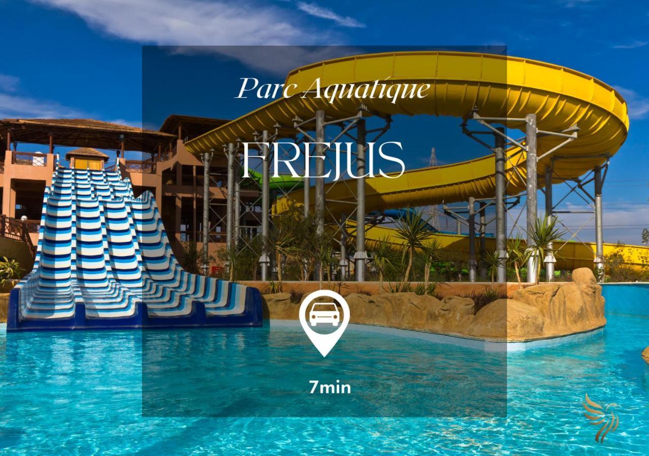4 Pers - L'echapee D'ipanema, Classe 2 Etoiles - Terrasse, Garage, Piscine, 750 M - Capitalchic Services Fréjus